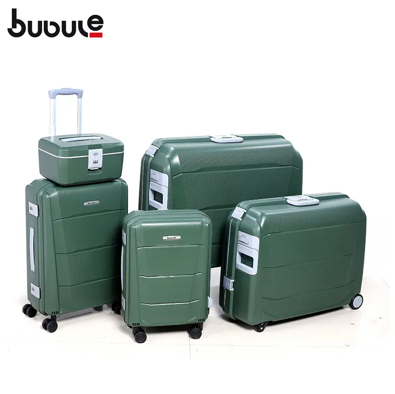 BUBULE AX501 5 pcs Classic Luggage Bag Set Carry on PP Travel Suitcases