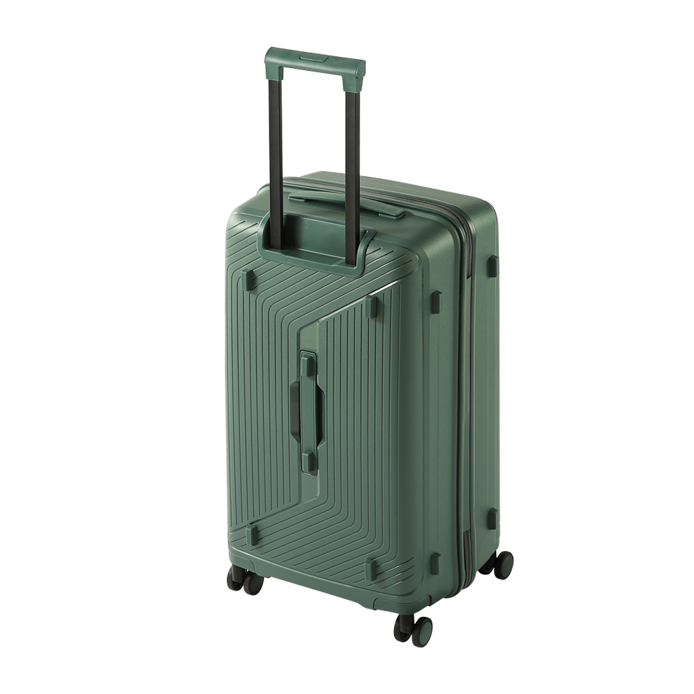 BUBULE PPL19 21 25 29 inch travel luggage with TSA lock PP unisex lightweight zipper suitcase waterproof hard luggage bag
