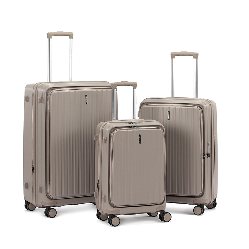 20 24 28 Inch Eco-Friendly PP Luggage Sets Front Open Traveling Suitcase High Quality Carry on Luggage Manufacturer