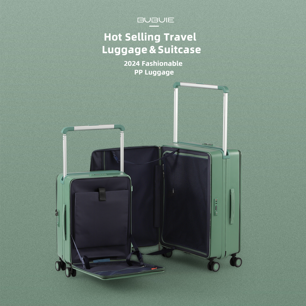 new design carry on suitcase with large capacity inexpensive traveling luggage 20 25 inch PP custom hardshell suitcase